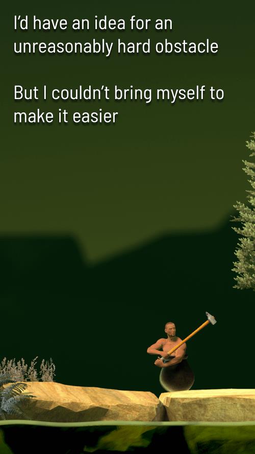 Getting Over It Скриншот 1