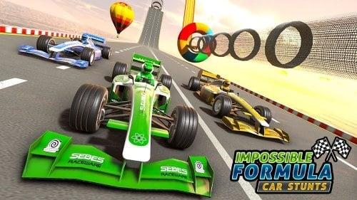 Formula Car Racing Stunts Ramp 螢幕截圖 0