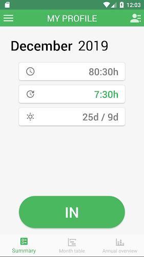 Working Timer - Timesheet ဖန်သားပြင်ဓာတ်ပုံ 0