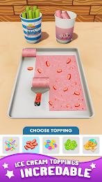 DIY IceCream Roll-Dessert Game ภาพหน้าจอ 0