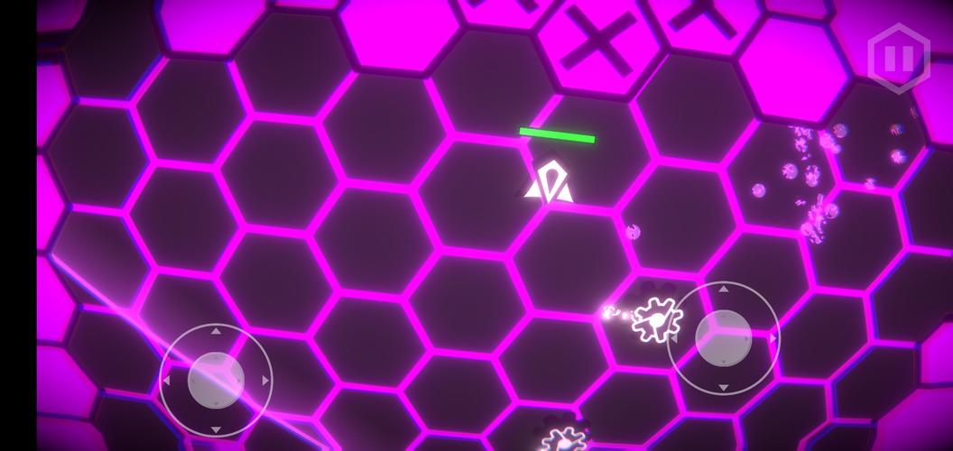 Hexa-Neon Shooter Screenshot 1