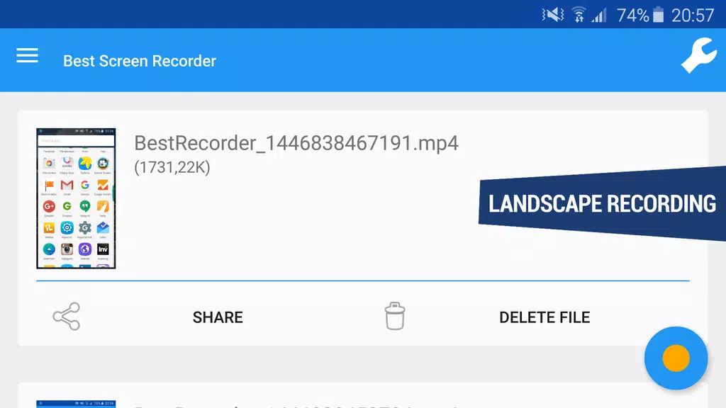 REC HD Screen Recorder No-Root স্ক্রিনশট 2