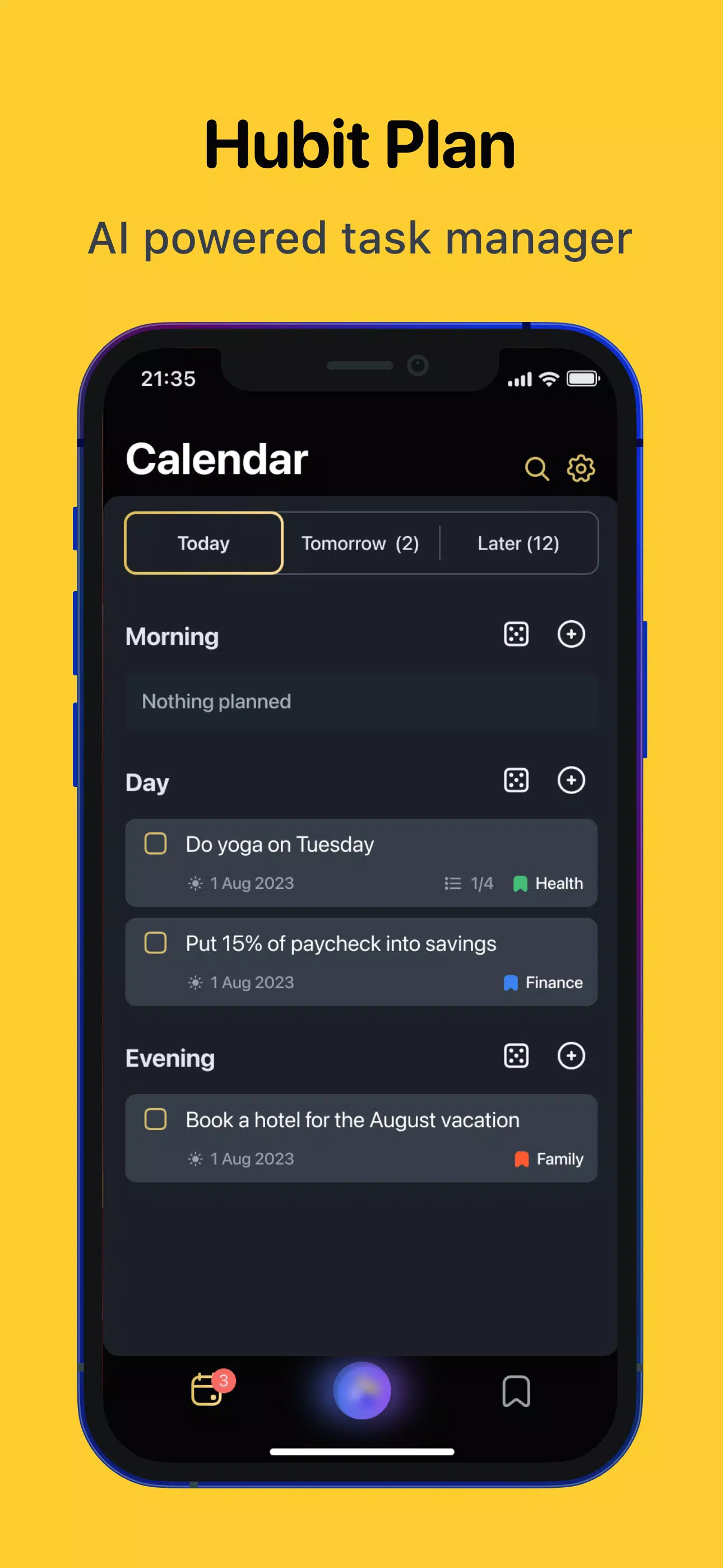 Hubit Plan: task manager ภาพหน้าจอ 2
