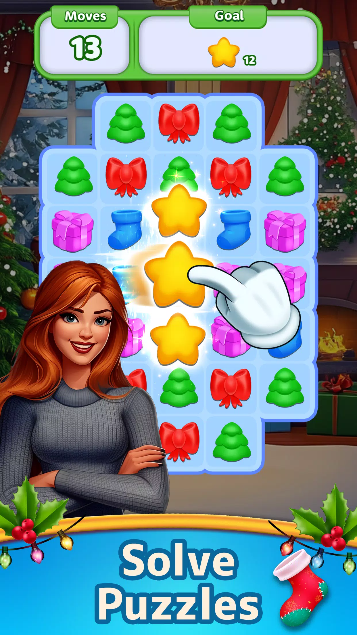 Christmas Match: Home Design 螢幕截圖 2