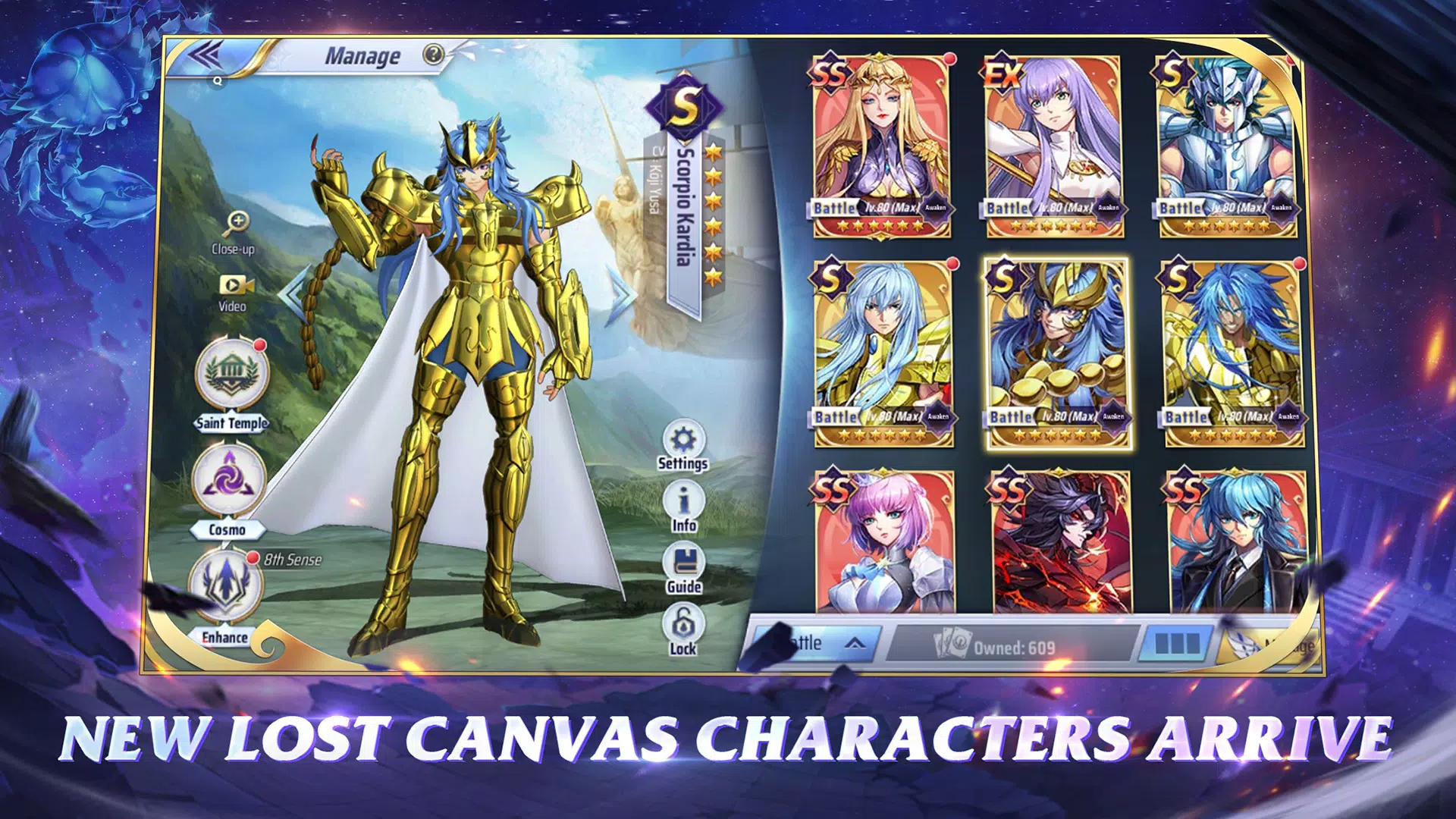 Saint Seiya Awakening: KOTZ ဖန်သားပြင်ဓာတ်ပုံ 2