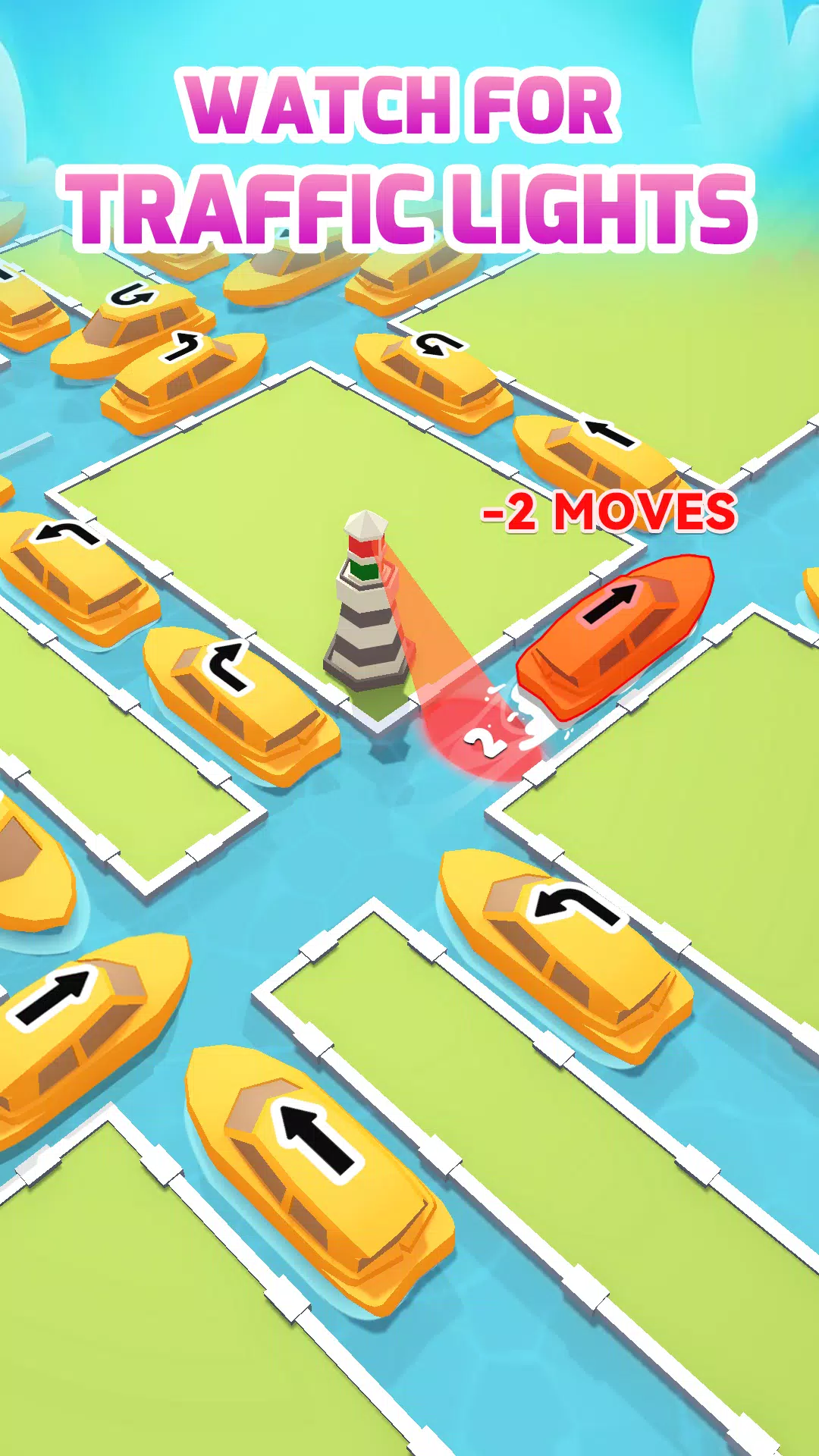 Canal Jam:Traffic Escape Capture d'écran 2