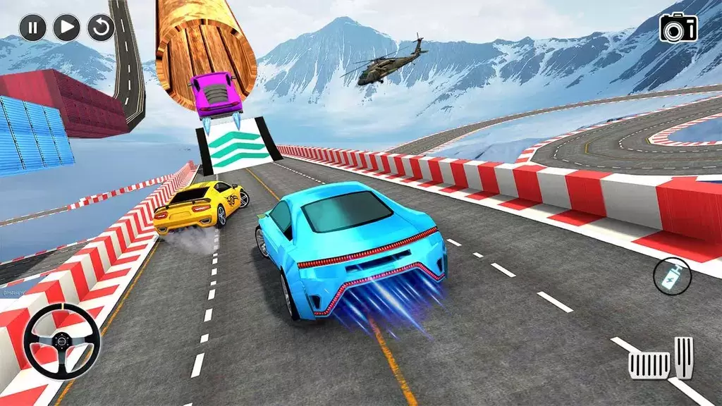 Mega Ramp Car Stunt-Rennen 3d Screenshot 2