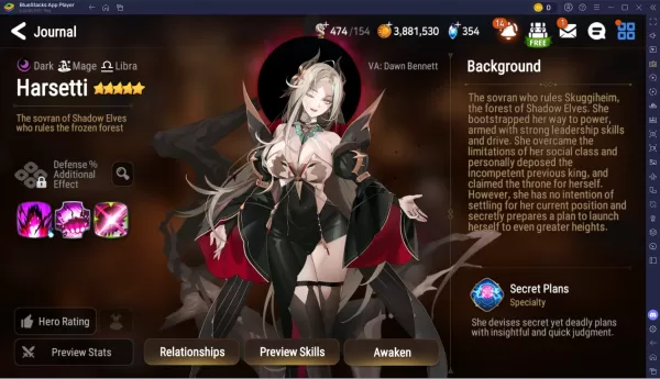Epic Seven Moonlight Mage Harsetti Dark Elemental Guide