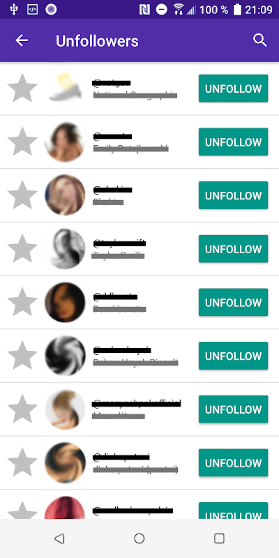 Unfollowers & Ghost Followers ဖန်သားပြင်ဓာတ်ပုံ 2