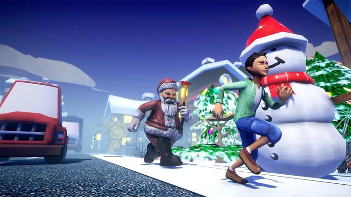 Ice Scream Scary Santa Game Captura de pantalla 0