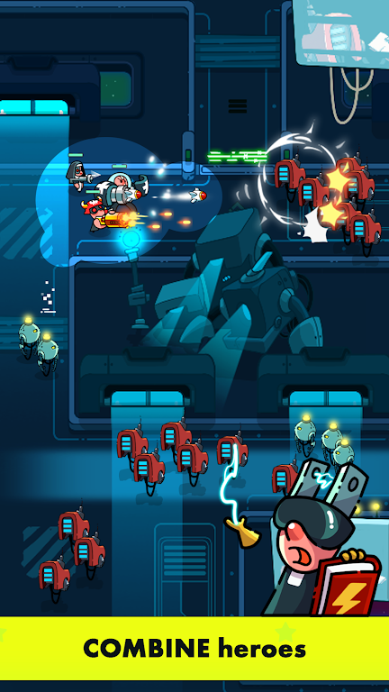 Space Squad: Crash Robots ภาพหน้าจอ 2