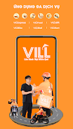 VILL: Đồ ăn, Giao hàng, Gọi xe Ảnh chụp màn hình 0