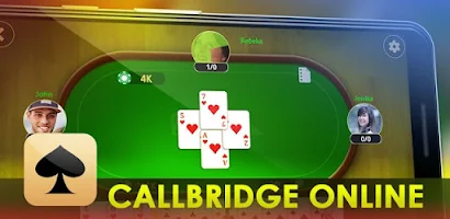 Call Bridge Card Game - Spades Captura de tela 0