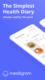 Mealligram: Daily Food Tracker スクリーンショット 1