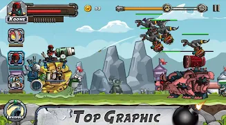 Snail Defender - Snail Battles Ảnh chụp màn hình 2