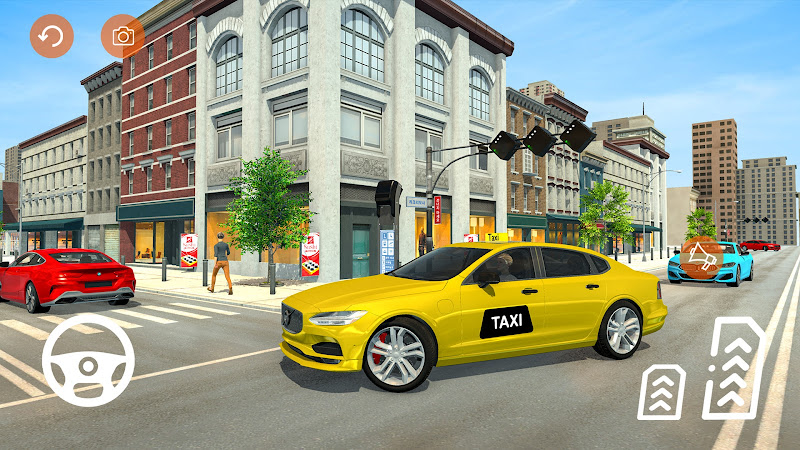 Grand Taxi simulator 3D game 스크린샷 0