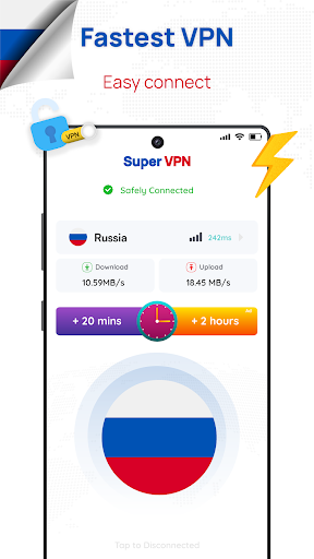 Russia VPN: Get Moscow IP ภาพหน้าจอ 0