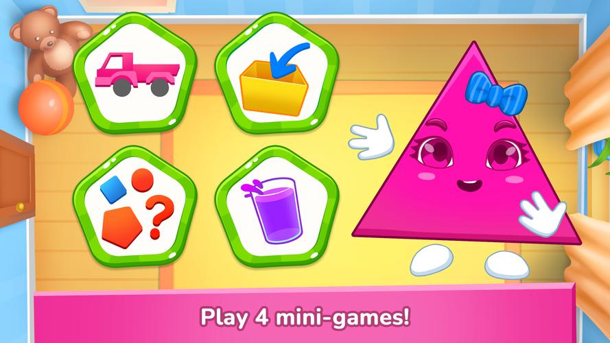Learning shapes & colors games Ảnh chụp màn hình 1