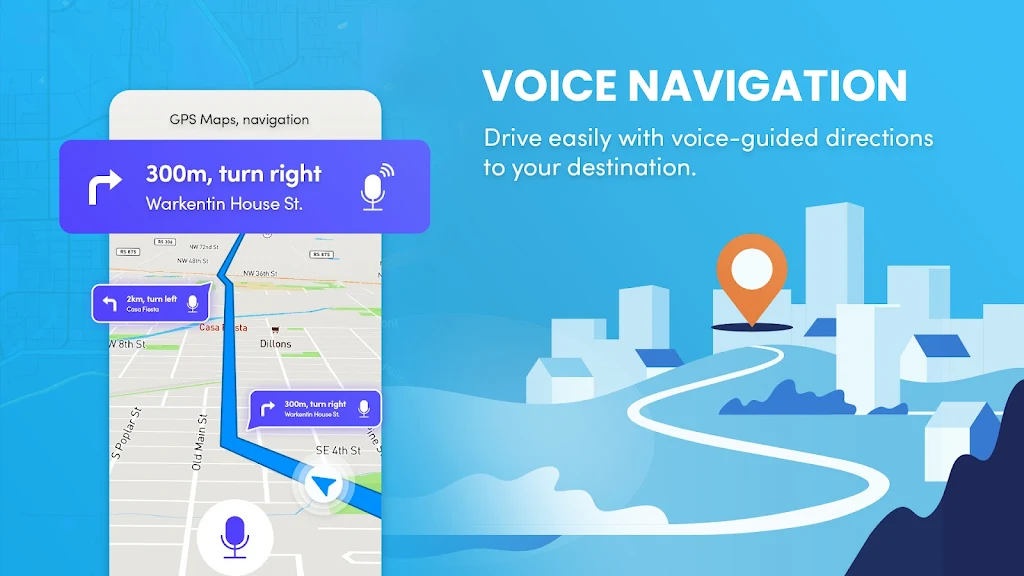 GPS, Maps & Driving Directions Ảnh chụp màn hình 1