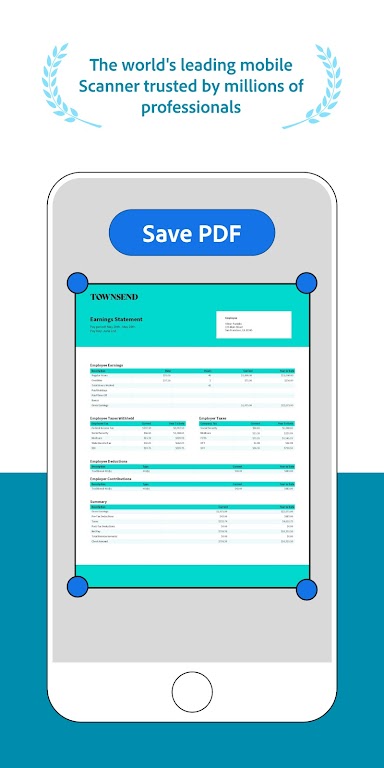 Adobe Scan: PDF Scanner, OCR 스크린샷 1