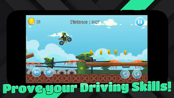 Moto Hero Challenge Mod ဖန်သားပြင်ဓာတ်ပုံ 1