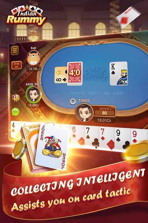 Indian Rummy-free card game online ภาพหน้าจอ 2