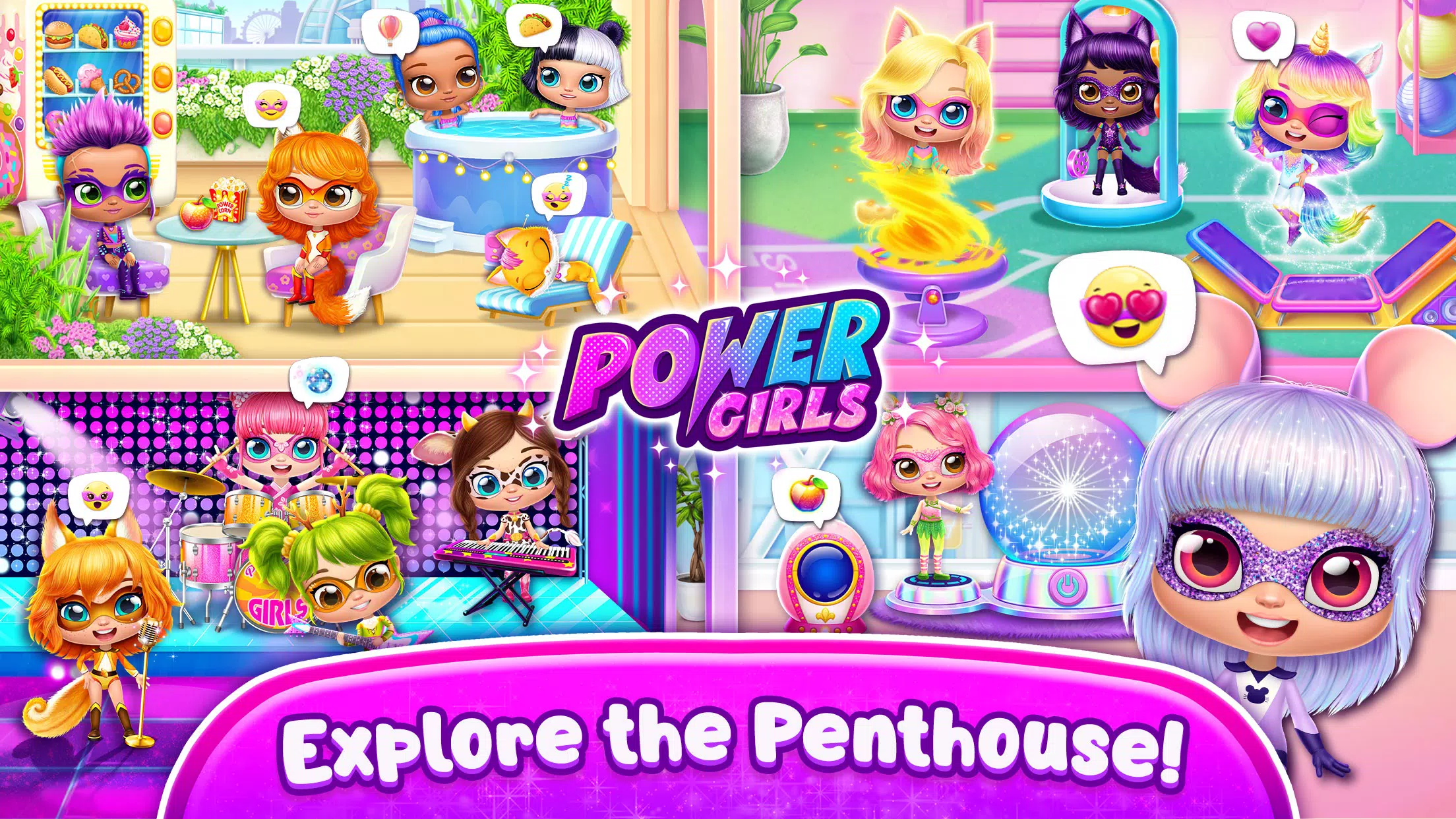 Power Girls - Fantastic Heroes 螢幕截圖 2