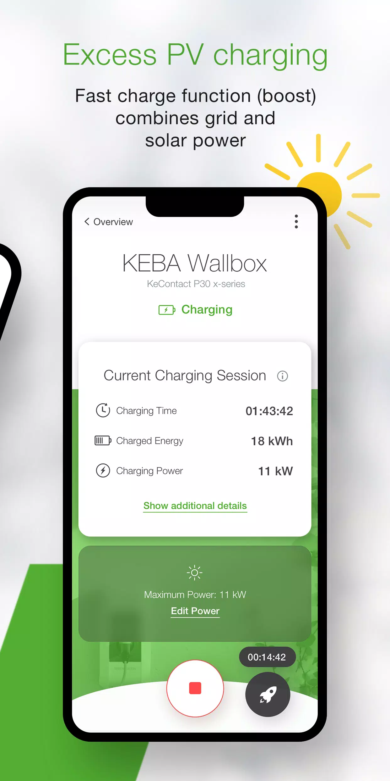 KEBA eMobility App Screenshot 3