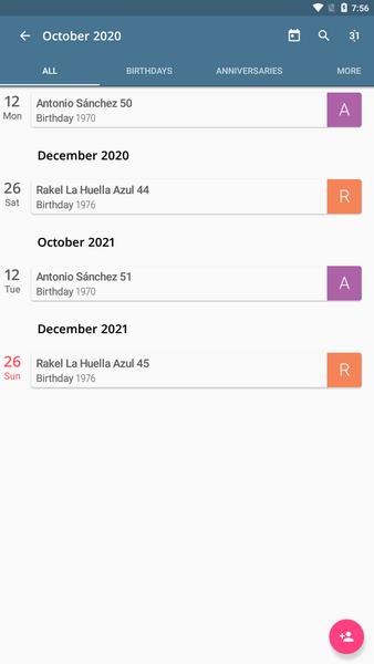 aCalendar - your calendar Скриншот 1