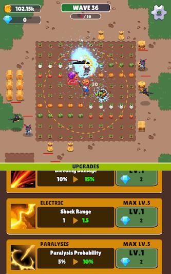 Scarecrow War : Idle Defense Скриншот 2