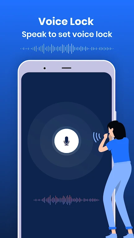 Voice Lock : Speak to Unlock Tangkapan skrin 1