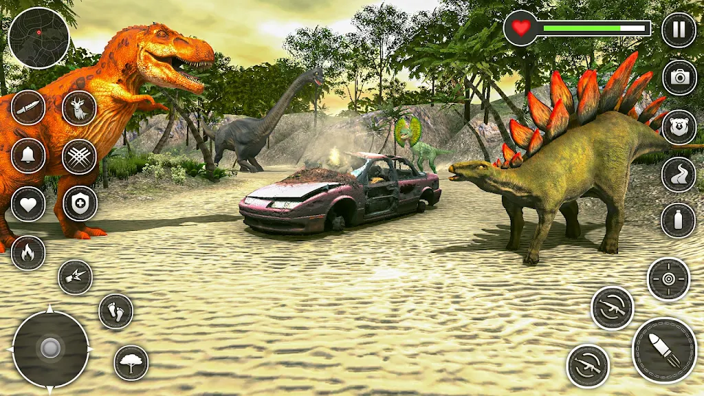 Dinosaur Hunter 3D Game Ekran Görüntüsü 0