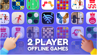 2 Player - Offline Games Captura de pantalla 0