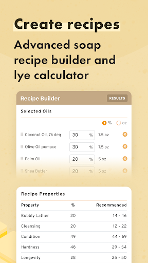 Soapmaking Friend – Soap Calc 螢幕截圖 2