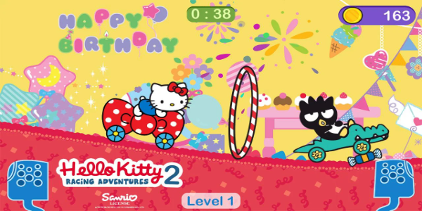 Hello Kitty games - car game স্ক্রিনশট 2