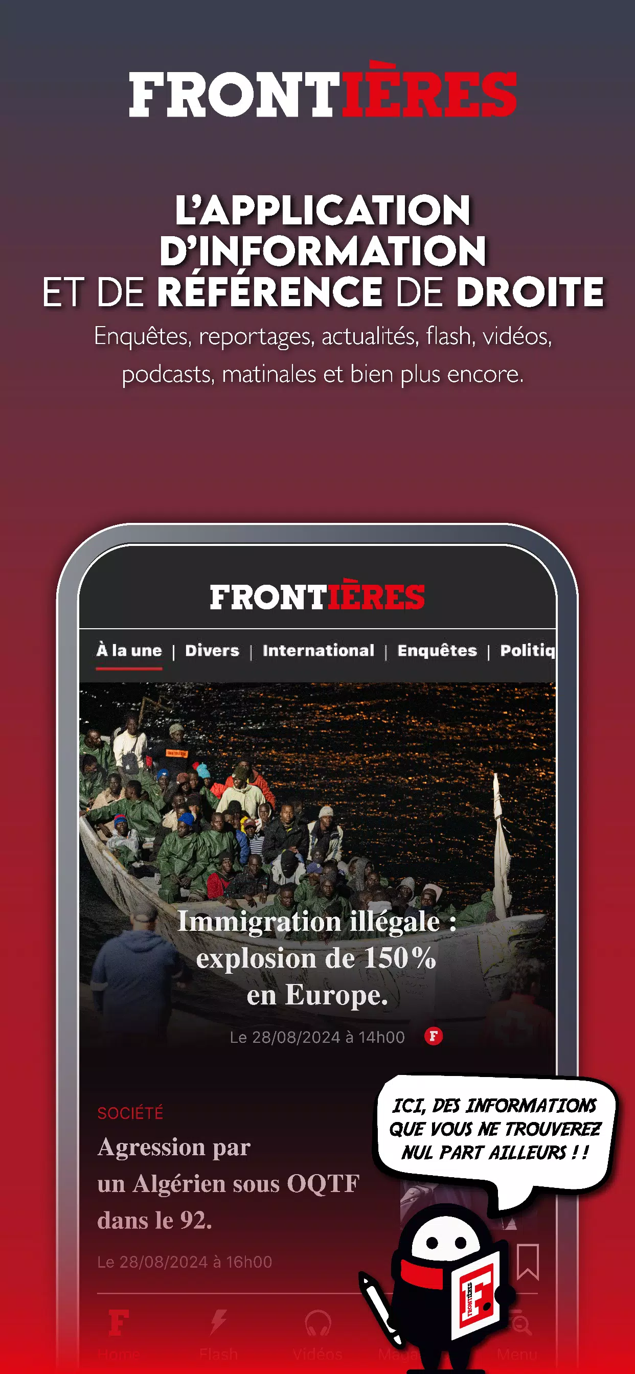 Frontières Media 스크린샷 0