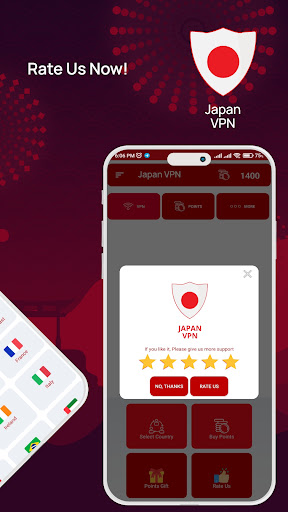 Japan VPN Get Japanese IP ဖန်သားပြင်ဓာတ်ပုံ 3