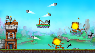 The Catapult - Stick man Throw Screenshot 0