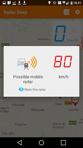 Radar Beep Detector de radares Captura de tela 3