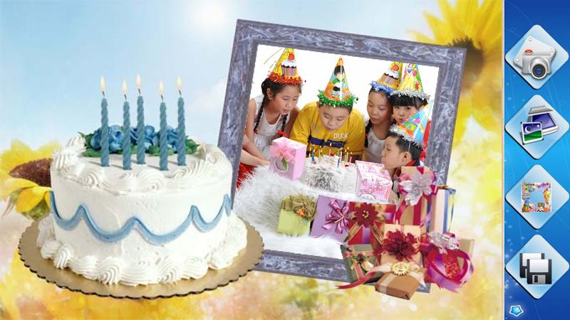 Birthday Frames 螢幕截圖 1