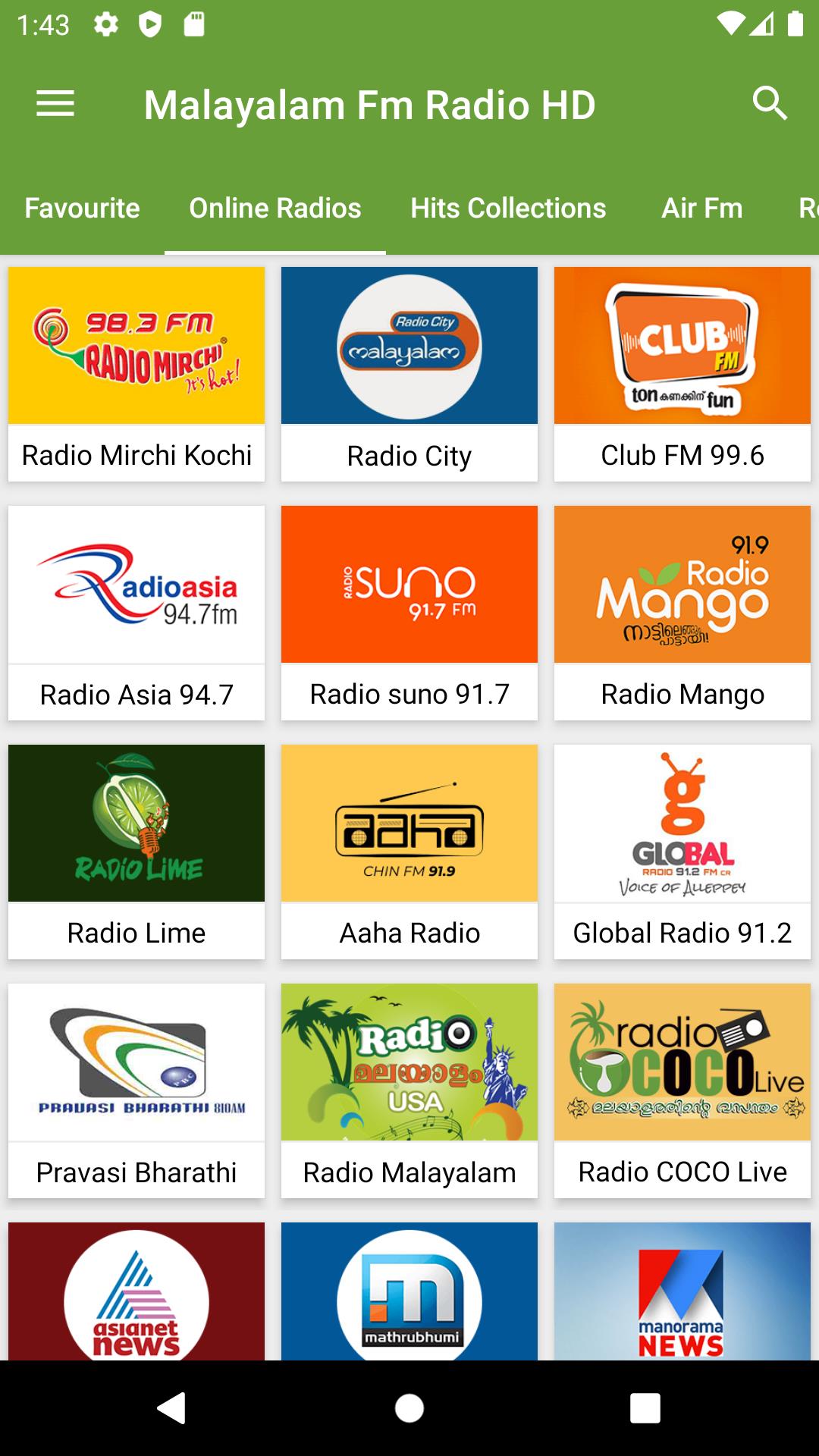 Malayalam Fm Radio HD Songs Captura de tela 0