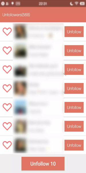 Unfollower Plus - Non followers & Following Tangkapan skrin 0