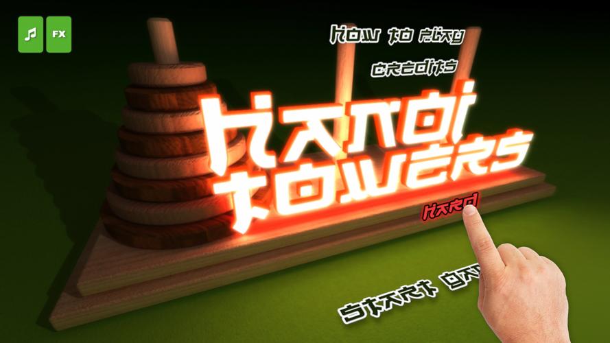 The Hanoi Towers Lite ဖန်သားပြင်ဓာတ်ပုံ 0