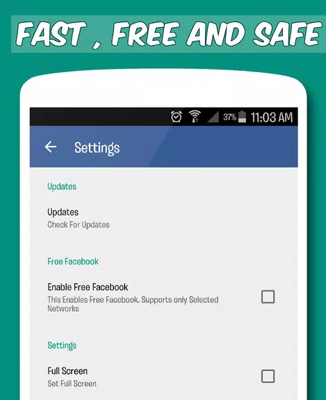 Faster Social Lite ဖန်သားပြင်ဓာတ်ပုံ 3