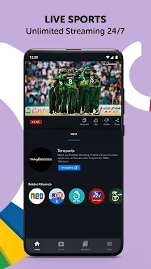 Tamasha: Live Cricket, EPL应用截图第0张