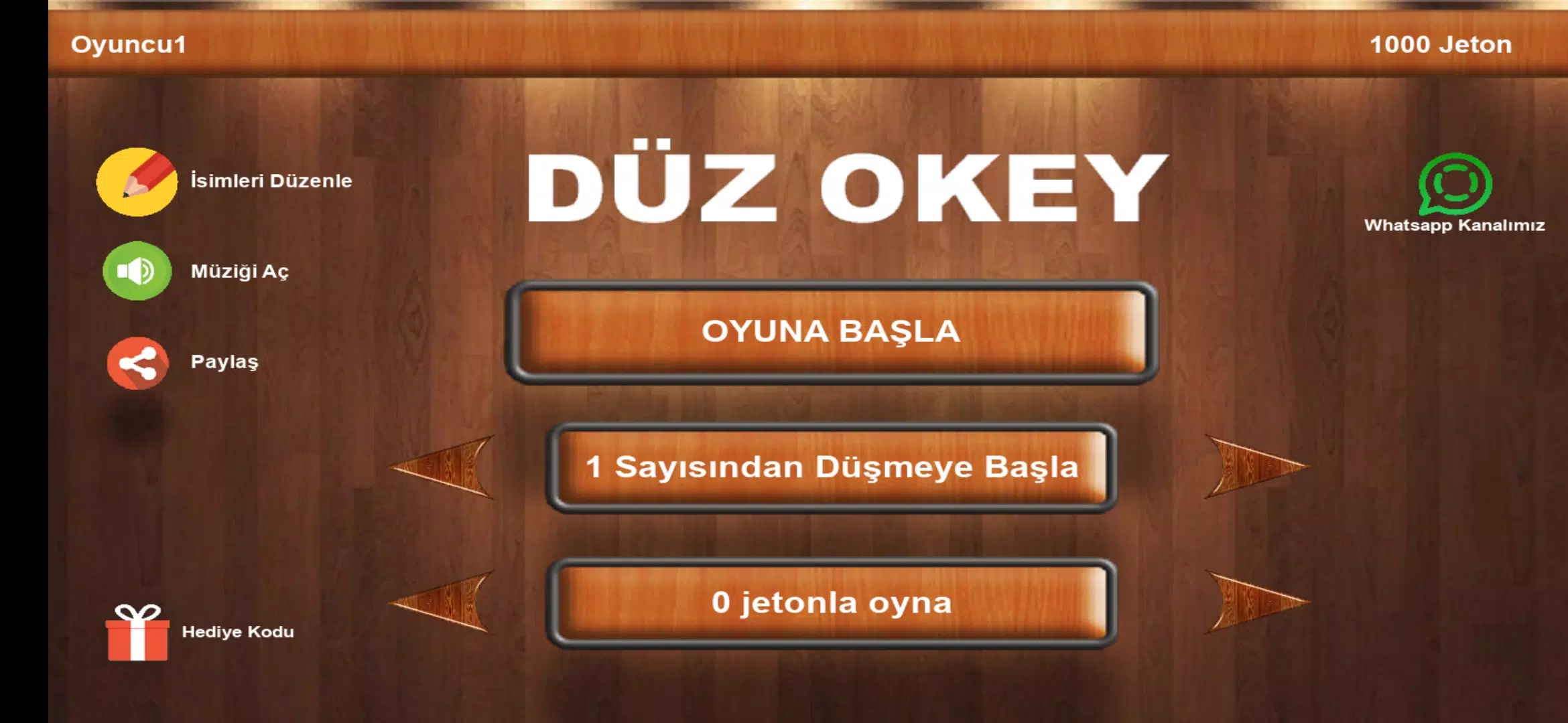 İnternetsiz Okey 螢幕截圖 0