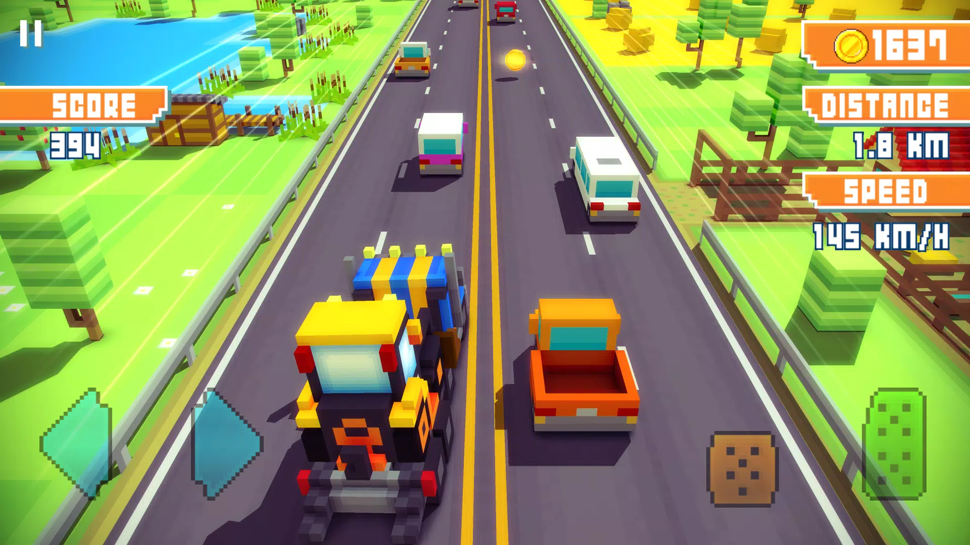 Blocky Highway Schermafbeelding 3