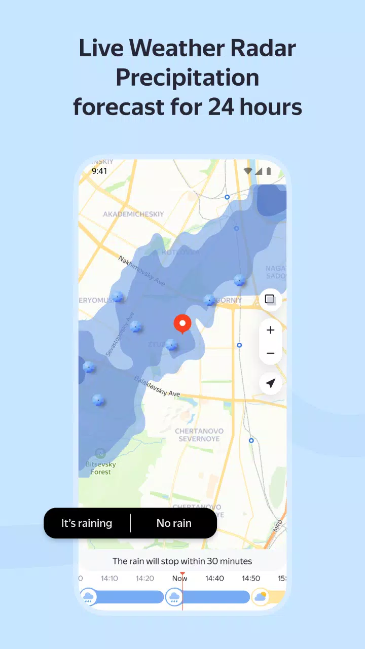 Yandex Weather & Rain Radar Captura de tela 2