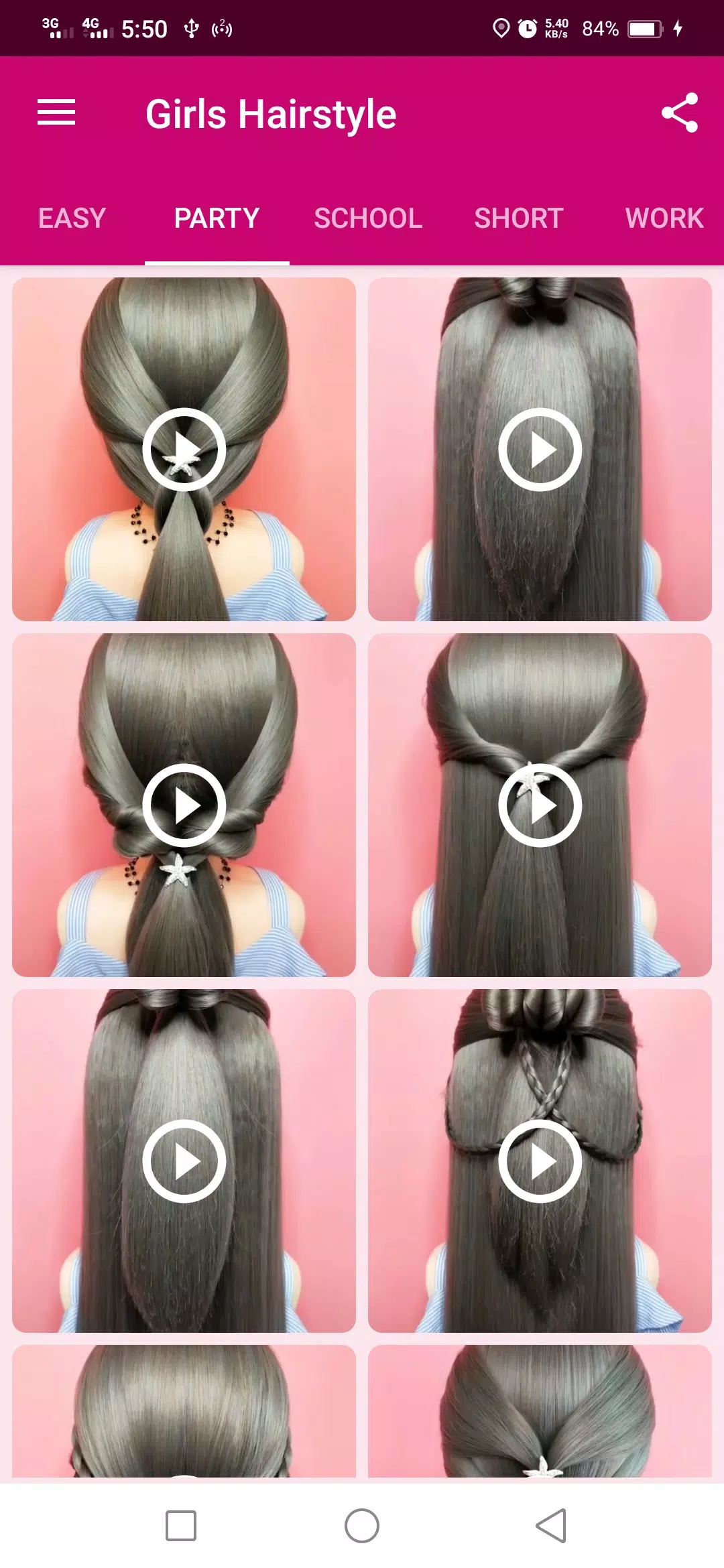 Girls Hairstyle スクリーンショット 1