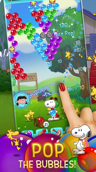 Bubble Shooter - Snoopy POP! Скриншот 0